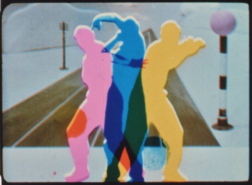 Still from Rainbow Dance - Len Lye