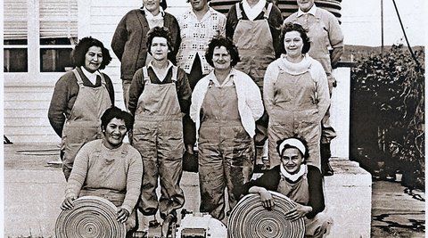Image of the Ahipara Women’s Fire Brigade.