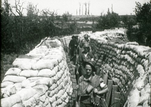 The trenches at Gallipoli.