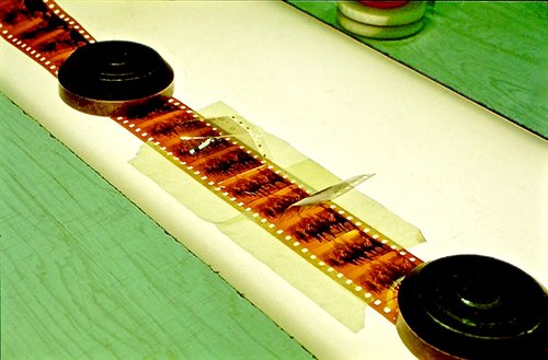 nitrate film being repaired