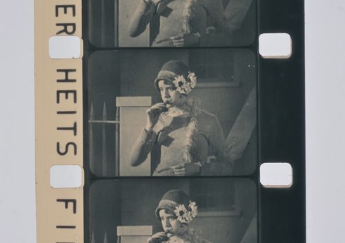 Still from film 'Blue Bottles', showing Elsa Lanchester. (1928)