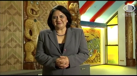 Screengrab of woman from the 2012 documentary Wairua Auaha.