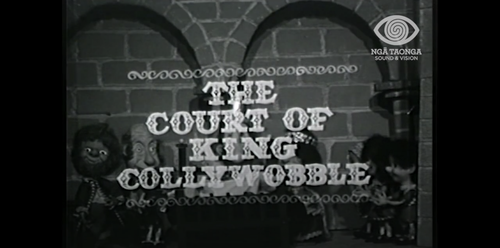 Framegrab of the popular animated puppet series 'The Court of King Collywobble'.