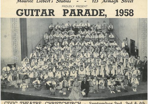 Music Month and the Guitar Parade programme cover.