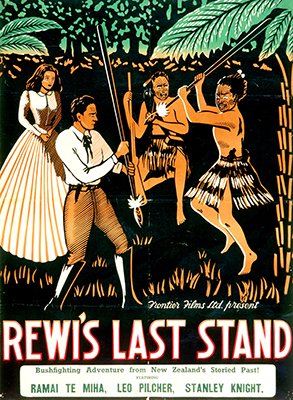 Film poster for 'Rewi’s Last Stand', 1940.