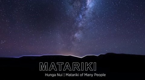 Matariki night sky