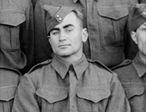 Image of Ted Nepia in his service uniform.