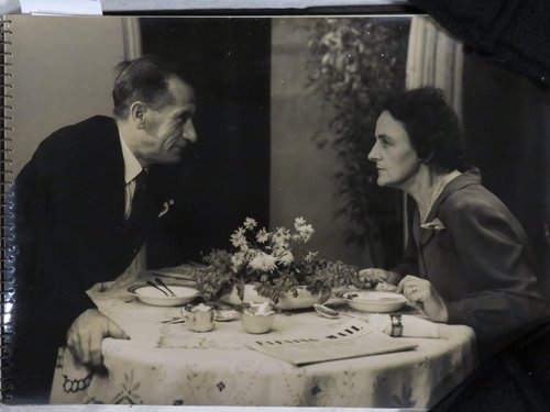 Jim and May Lovatt in the film 'The Wife Who Knew'.