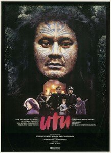 Poster for Geoff Murphy’s Utu (1983) from the Ngā Taonga Documentation and Artefacts Collection.