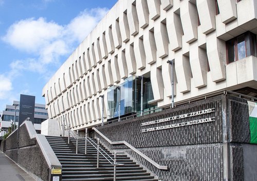Image of the National Library in Wellington.