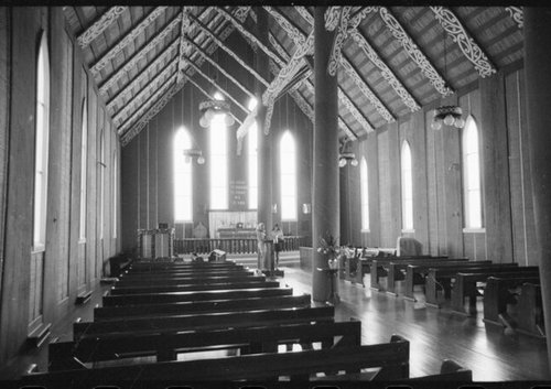 Interior of church.